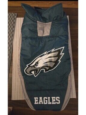NWT Pets First NFL Philadelphia Eagles Dog/Cat Pet Puffer Warm Vest Size Large